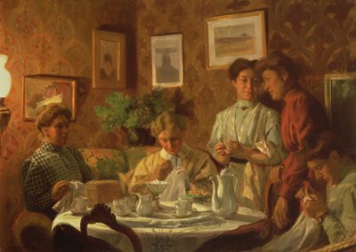 The Sewing Group by Nils Larson